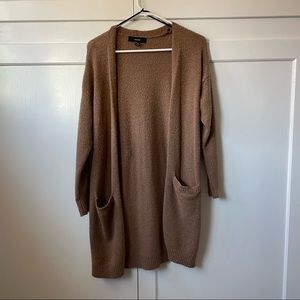 Forever21 Long Brown Cardigan